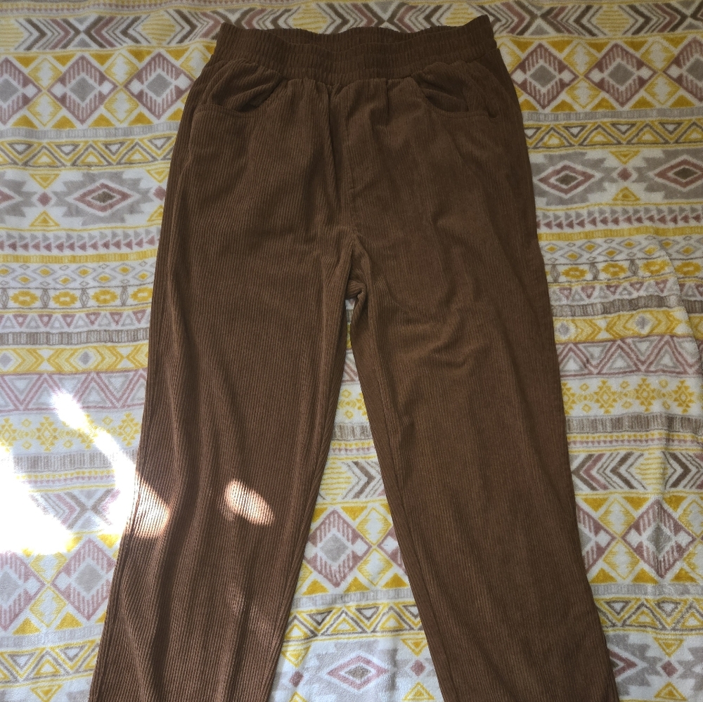 Men's Brown Corduroy Pants